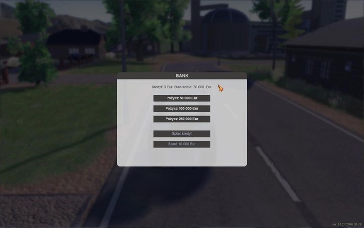 Kredyt w banku znajdującym się na mapie niejednokrotnie może uratować Twoje konto i pozwolić na przeprowadzenie niezbędnych inwestycji najczęściej powiązanych z kupnem nowych maszyn - Kredyt w banku | Inne | Polska Farma 2017 - Polska Farma 2017 - poradnik do gry