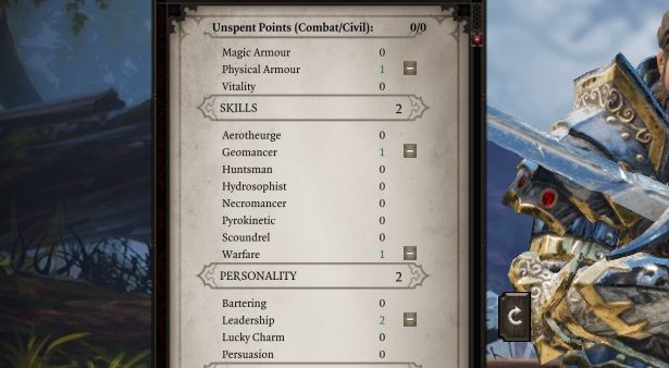 W ramach tworzenia bohatera masz możliwość wybrania trzech zdolności, które będą odpowiadały twojemu stylowi gry - Tworzenie bohatera w Divinity Original Sin 2 | Drużyna - Divinity Original Sin 2 - poradnik do gry