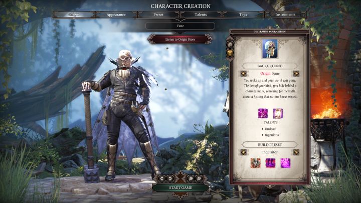Fane to postać predefiniowana (z własną historią), a zarazem nieumarły. - Nieumarli w Divinity Original Sin 2 | Drużyna - Divinity Original Sin 2 - poradnik do gry