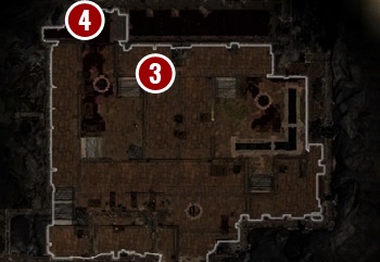 Tam będzie czekał na ciebie wymagający przeciwnik[3], któremu towarzyszą trzy mięsne golemy - Fort Radość - Ucieczka | Solucja Divinity Original Sin 2 - Divinity Original Sin 2 - poradnik do gry