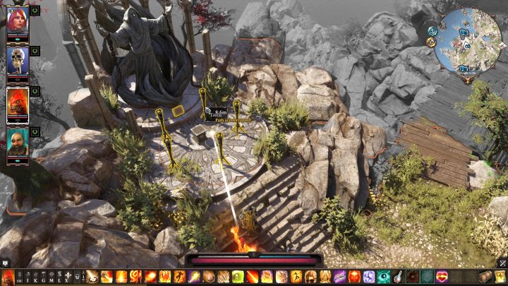 Pochodnie zapalić można, na przykład, przy pomocy zaklęcia Fireball. - Zagadki i sekrety Reapers Coast | Divinity Original Sin 2 - Divinity Original Sin 2 - poradnik do gry