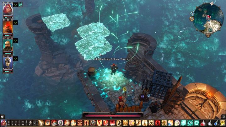 Wykorzystanie zdolności Spirit Vision pozwoli ujawnić ukryte kładki nad zniszczonym mostem. - Zagadki i sekrety Reapers Coast | Divinity Original Sin 2 - Divinity Original Sin 2 - poradnik do gry