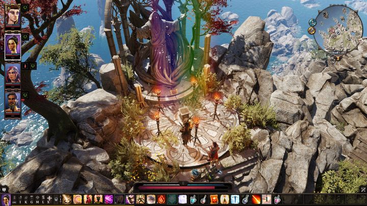 Gdy pochodnie zapłoną będziesz miał okazję poznać historię uwięzionego tam proroka - Zadania poboczne na Wybrzeżu Żniwiarza | Solucja Divinity Original Sin 2 - Divinity Original Sin 2 - poradnik do gry