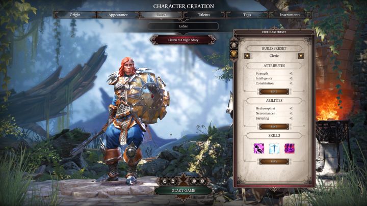 Cleric na ekranie wyboru klasy postaci. - Cleric | Klasy w Divinity Original Sin 2 - Divinity Original Sin 2 - poradnik do gry