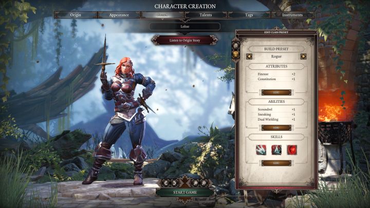 Rogue na ekranie wyboru klasy postaci. - Rogue | Klasy w Divinity Original Sin 2 - Divinity Original Sin 2 - poradnik do gry