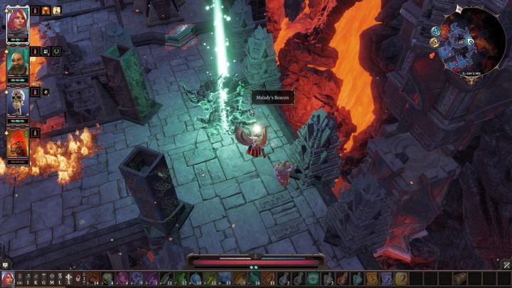 Na koniec wystarczy dać nogę i wejść w interakcję ze wskazanym punktem - Przeciwnicy i bossowie Nameless Isle | Trudne walki w Divinity Original Sin 2 - Divinity Original Sin 2 - poradnik do gry