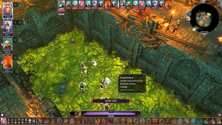 Drużyna rozpoczyna starcie w dole wypełnionym trucizną - warto się z niego ulotnić. - Przeciwnicy i bossowie Arx | Trudne walki w Divinity Original Sin 2 - Divinity Original Sin 2 - poradnik do gry