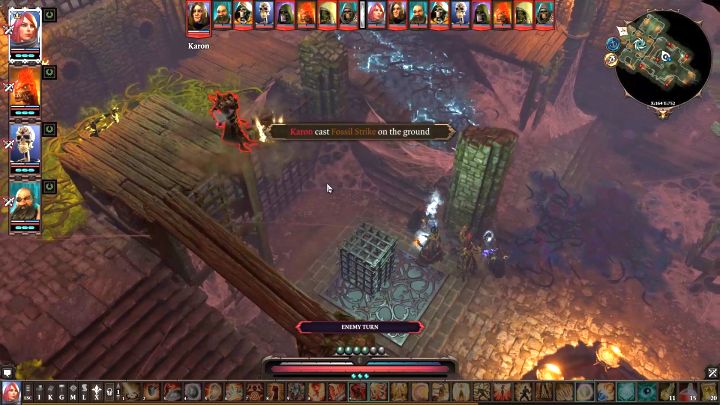 Przeciwnik rozpoczyna starcie od zbombardowania drużyny serią czarów. - Przeciwnicy i bossowie Arx | Trudne walki w Divinity Original Sin 2 - Divinity Original Sin 2 - poradnik do gry