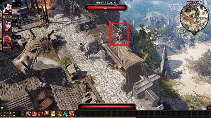 Na jednym z murów obronnych tuż przy wejściu do Fortu znajdziesz Magister Yarrow [1] - Morderczy gheist | Fort Radość | Solucja Divinity Original Sin 2 - Divinity Original Sin 2 - poradnik do gry