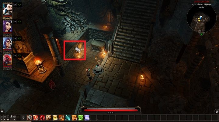 Będąc w Fort Joy Więzienie musisz skorzystać z tajemnego uchwytu widocznego na powyższym obrazku - Flakon duszy Withermoorea | Fort Joy | Solucja Divinity Original Sin 2 - Divinity Original Sin 2 - poradnik do gry