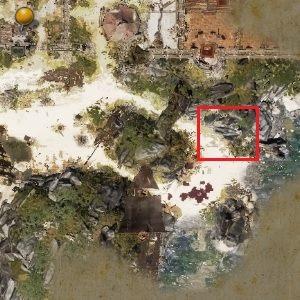 Sekretne przejście znajduje się na plaży, niedaleko miejsca, gdzie spotkałeś Migo - Uwięziony elf | Fort Joy | Solucja Divinity Original Sin 2 - Divinity Original Sin 2 - poradnik do gry