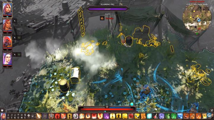 Świnie ugasić można przy pomocy zaklęcia Bless. - Zagadki i sekrety w Fort Joy | Divinity Original Sin 2 - Divinity Original Sin 2 - poradnik do gry