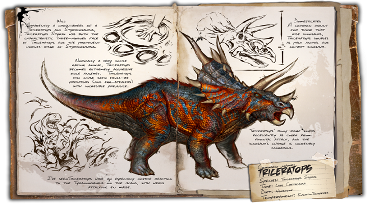 Triceratops jest bardzo dobrym stworzeniem do zbierania jagód - ARK: Dinozaury zbierające surowce - najbardziej przydatne - ARK Survival Evolved - poradnik do gry
