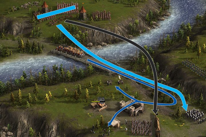 Najpierw zbombarduj palisadę, potem wyślij konnice na działa, a na koniec wyślij wszystkie swoje siły. - Liga Świętych w Kozacy 3 | Generalissimus - Kozacy 3 - poradnik do gry