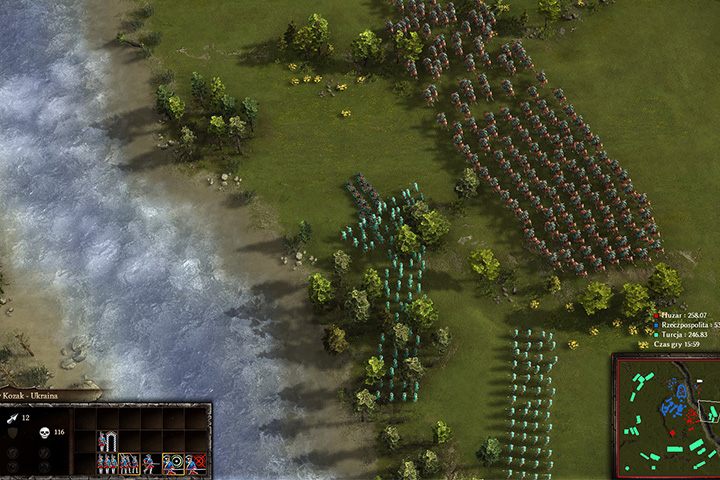 W pewnym momencie za rzeką rozstawią się oddziały piechoty z dużą ilością baterii - Bitwa pod Chocimem | Kampania - Sława Kozakom | Kozacy 3 - Kozacy 3 - poradnik do gry