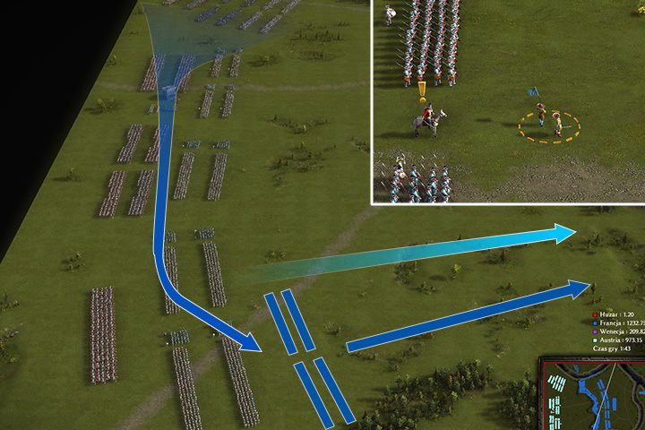 Jeśli atakujesz od dołu, połącz swoje wojska z sojusznikiem. - Ratowanie Turynu w Kozacy 3 | Generalissimus - Kozacy 3 - poradnik do gry