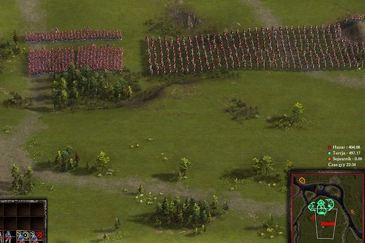 Ustawienie wojsk przed kontratakiem Turków. - Oblężenie Belgradu w Kozacy 3 | Generalissimus - Kozacy 3 - poradnik do gry