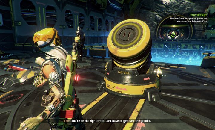 W gnieździe brakuje Cellbota. Na szczęście znajduje się niedaleko. - Misja 7: Top Secret | Opis przejścia ReCore - ReCore - poradnik do gry