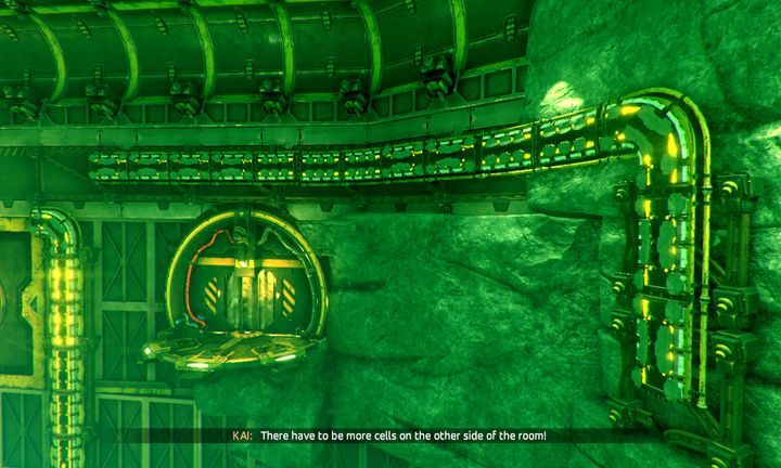 Po zniszczeniu trzech pierwszych czterech otworzy się droga do następnych. - Misja 7: Top Secret | Opis przejścia ReCore - ReCore - poradnik do gry