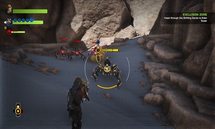 Kapsuła z rdzeniem będzie chroniona przez kilka SP-DR. - Misja 8: Exclusion Zone | Opis przejścia ReCore - ReCore - poradnik do gry