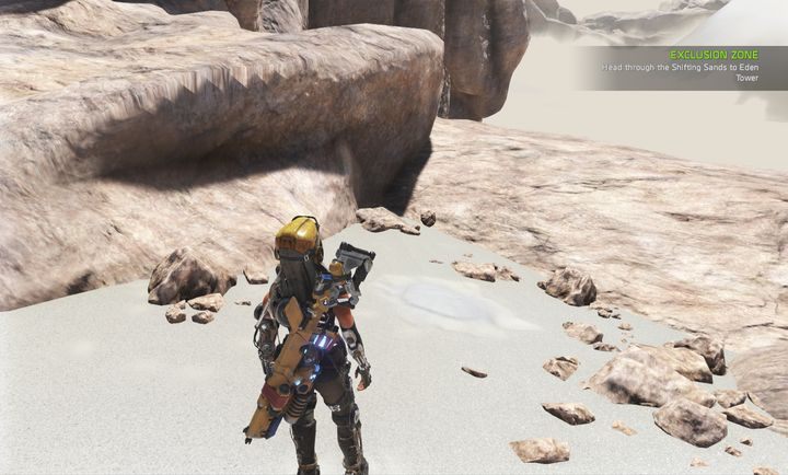 Mack wykopie stąd rdzeń pryzmatyczny. - Misja 8: Exclusion Zone | Opis przejścia ReCore - ReCore - poradnik do gry