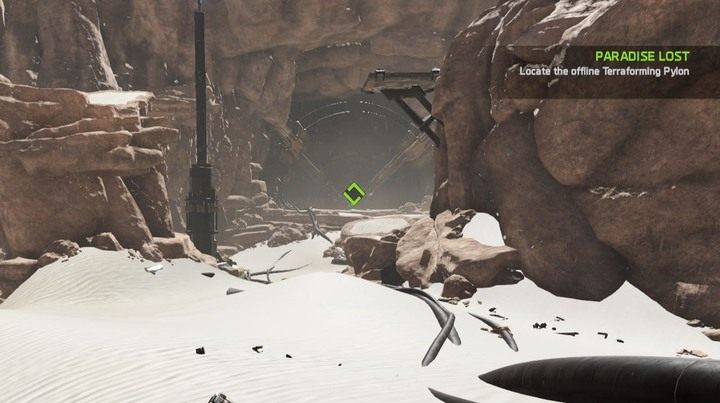 Brama prowadząca do Lonely Basin. - Misja 2: Paradise Lost | Opis przejścia ReCore - ReCore - poradnik do gry