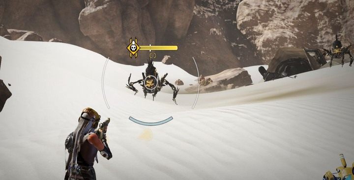 Na aktualnym poziomie, Ci wrogowie są całkowicie niewrażliwi na nasze ataki. - Misja 2: Paradise Lost | Opis przejścia ReCore - ReCore - poradnik do gry