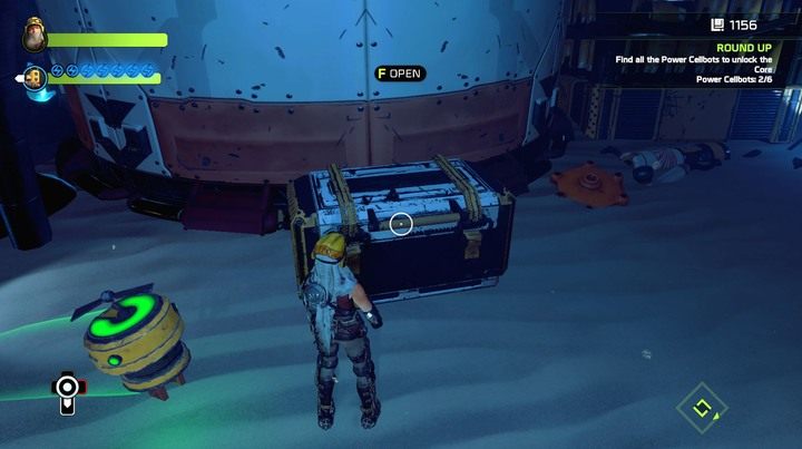 Będąc w korytarzu warto rozejrzeć się za skrzynią. - Misja 3: Status Check | Opis przejścia ReCore - ReCore - poradnik do gry