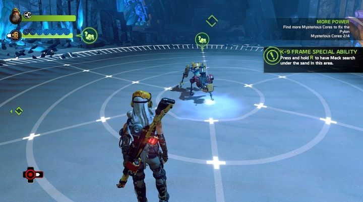 Wykorzystanie umiejętności specjalnego Macka pozwoli na odnalezienie drugiego rdzenia. - Misja 3: Status Check | Opis przejścia ReCore - ReCore - poradnik do gry