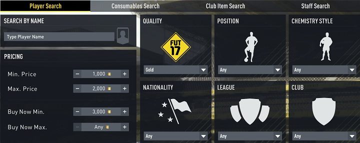 To jest sposób polegający na licytowaniu kart w dużej ilości i sprzedawaniu ich ze stosunkowo niewielkim zyskiem na pojedynczej karcie - Najlepsze metody zarabiania | Fifa Ultimate Team w FIFA 17 - FIFA 17 - poradnik do gry