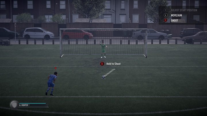 Uderzenie karnego jest pierwszą rzeczą, jaką będziesz musiał zrobić po wejściu do tego trybu - Początek | Droga do sławy w FIFA 17 - FIFA 17 - poradnik do gry