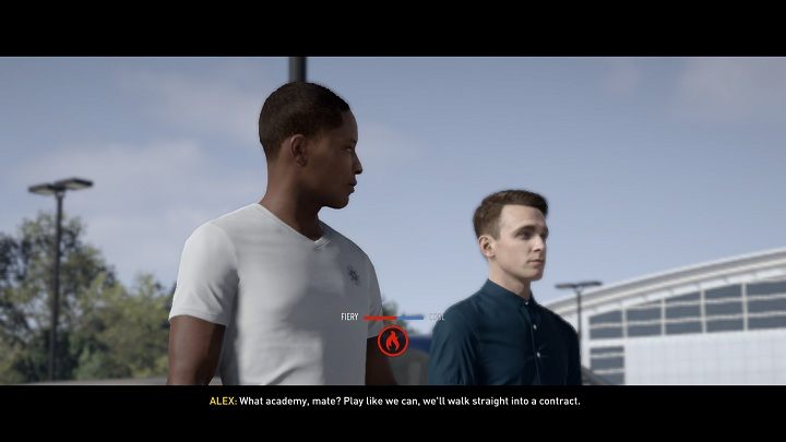 Podczas rozmów i wywiadów, gracz ma zawsze do wyboru trzy wypowiedzi: porywcza, wyważona i spokojna - Początek | Droga do sławy w FIFA 17 - FIFA 17 - poradnik do gry