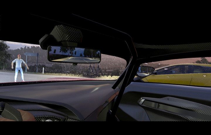 Starcia o północy odbywają się jako wyścig 1 na 1, w ruchu ulicznym podczas deszczu. - Rodzaje wyścigów | Podstawy rozgrywki w Forza Horizon 3 - Forza Horizon 3 - poradnik do gry