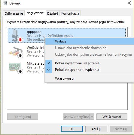 Wyłączenie wszystkich urządzeń w sekcji nagrywanie w ustawieniach dźwięku w 90% przypadkach naprawia problem. - Problemy z działaniem gry | Podstawowe informacje w Forza Horizon 3 - Forza Horizon 3 - poradnik do gry
