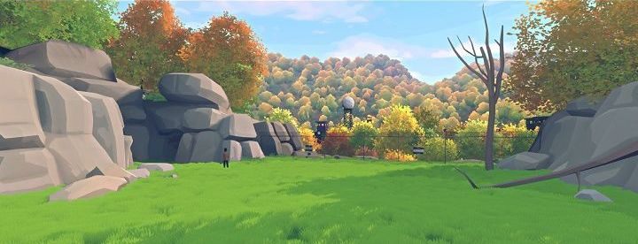 Obok drzewa bez liści, które znajduję się po prawej stronie znajdziemy fioletowy kwiatek - Rozdziały 7-12 | Opis Przejścia Virginia - Virginia - poradnik do gry