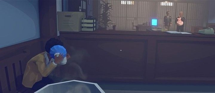 Podnosimy kubek z gorącym napojem i szybko wypijamy go trzykrotnie - Rozdziały 7-12 | Opis Przejścia Virginia - Virginia - poradnik do gry