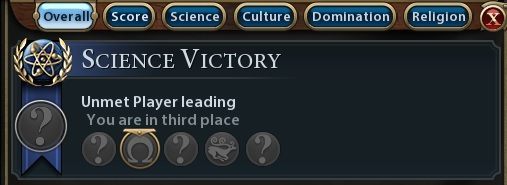 W dowolnym momencie rozgrywki możesz sprawdzić na jakim miejscu w rankingu plasuje się twoja nacja w porównaniu do innych graczy - Civilization 6: Interfejs, porady - Sid Meiers Civilization VI - poradnik do gry