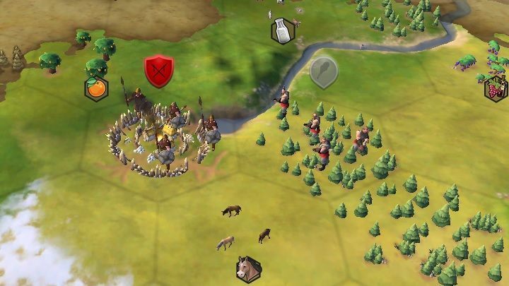 Obozy barbarzyńców poznasz po charakterystycznej palisadzie. - Civilization 6: Barbarzyńcy, porady - Sid Meiers Civilization VI - poradnik do gry