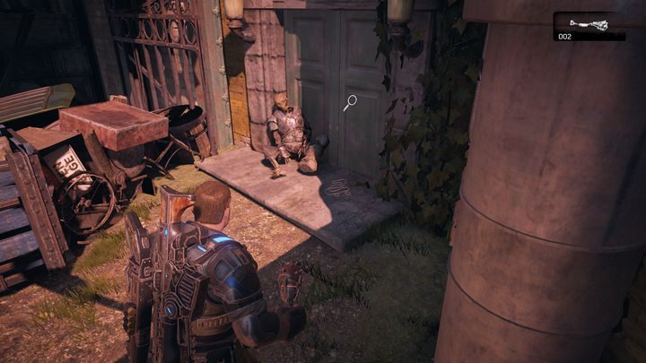 Pierwszy przedmiot do znalezienia, od razu po walce robotów i Roju. - Akt 5:1 - Spotkanie | Opis przejścia Gears of War 4 - Gears of War 4 - poradnik do gry