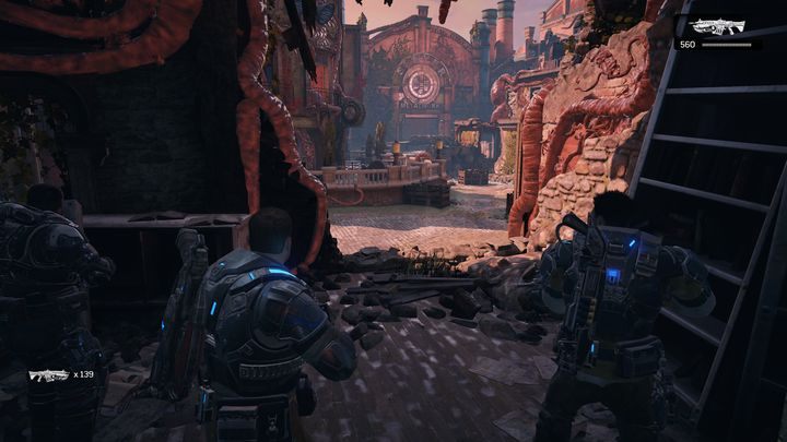 Wejście do fabryki - Akt 5:1 - Spotkanie | Opis przejścia Gears of War 4 - Gears of War 4 - poradnik do gry