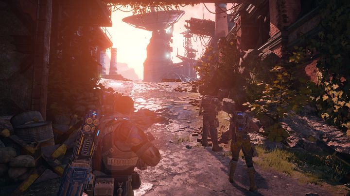 Wieża tuż tuż, ale przeciwnicy spróbują cię powstrzymać - Akt 5:1 - Spotkanie | Opis przejścia Gears of War 4 - Gears of War 4 - poradnik do gry