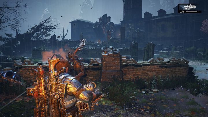 Dostępu do mostu bronią przeciwnicy - Akt 3:3 - U Progu | Opis przejścia Gears of War 4 - Gears of War 4 - poradnik do gry