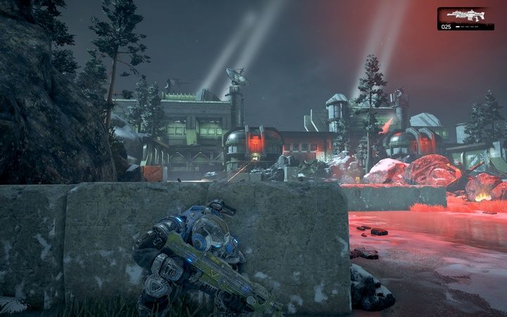 Dotrzyj do działka chowając się za osłonami - Akt 1:0 - Prolog | Opis przejścia Gears of War 4 - Gears of War 4 - poradnik do gry