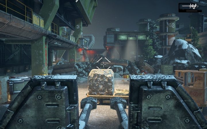 Gdy przejdziesz na kolejną arenę za drzwiami pilnuj przede wszystkim wrogiego działka - Akt 1:0 - Prolog | Opis przejścia Gears of War 4 - Gears of War 4 - poradnik do gry