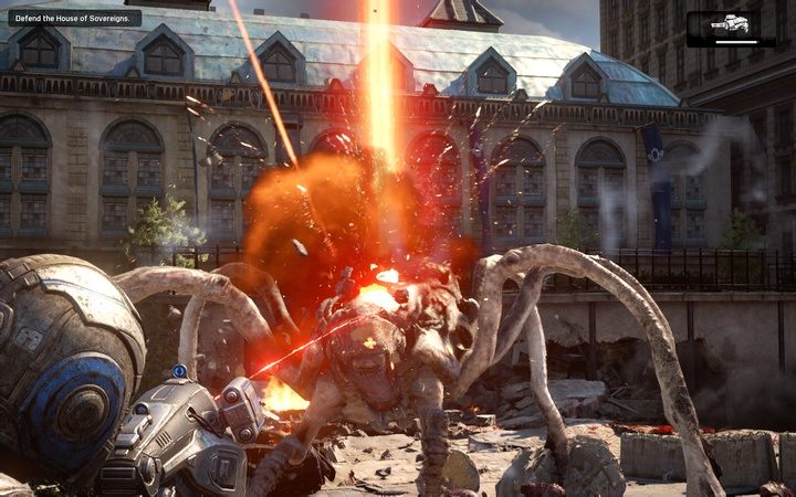 Młot świtu nie jest dostępną regularnie bronią - występuje jedynie w fabule - Akt 1:0 - Prolog | Opis przejścia Gears of War 4 - Gears of War 4 - poradnik do gry