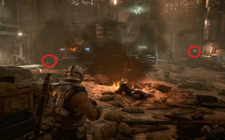 Pierwsze sekrety odnajdziesz na początku nowej areny - Akt 1:0 - Prolog | Opis przejścia Gears of War 4 - Gears of War 4 - poradnik do gry