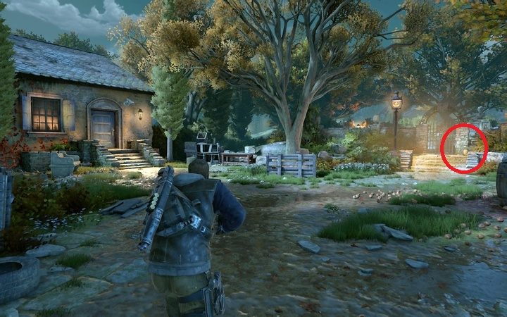 Kwiat i brama w prawej części posiadłości - Akt 2:0 - Syn marnotrawny | Opis przejścia Gears of War 4 - Gears of War 4 - poradnik do gry