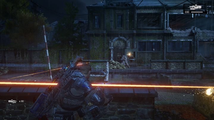 W tym domu masz do znalezienia kolejny przedmiot - Akt 4:3 - Puk Puk | Opis przejścia Gears of War 4 - Gears of War 4 - poradnik do gry