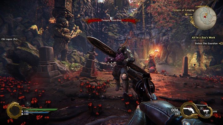 Jest to pierwszy trudniejszy przeciwnik, którego spotkamy w grze - Ciężki dzień w pracy | Zadania główne w Shadow Warrior 2 - Shadow Warrior 2 - poradnik do gry