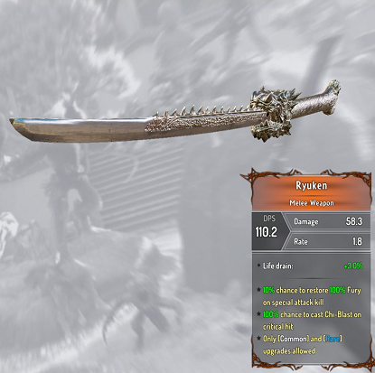 Ryuken - Uzbrojenie i przedmioty | Rozwój bohatera w Shadow Warrior 2 - Shadow Warrior 2 - poradnik do gry